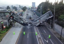 Aún no se determinan costos de destrucción de pasarela en la Calzada Aguilar Batres