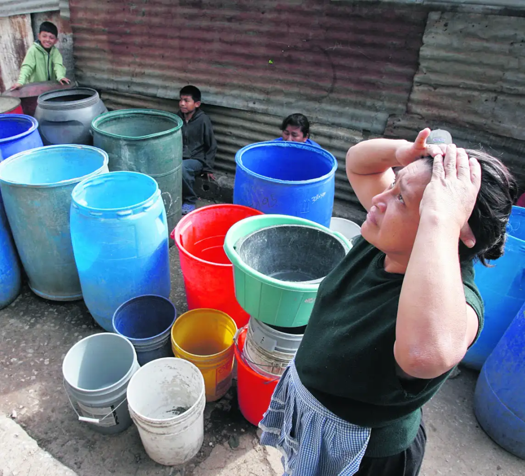 Crisis hídrica en Guatemala.